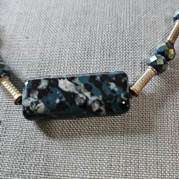 Ceramic Beaded Artisan Necklace - Picture 3 of 5